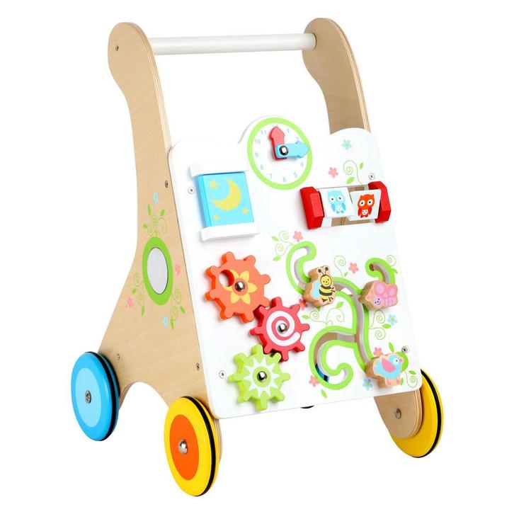 Nieuw Small Foot - Houten Baby Walker Loopwagen Kleurrijk, Kinderen en Baby's, Speelgoed | Babyspeelgoed, Ophalen of Verzenden