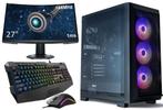 Complete 144Hz RTX 3050 Gaming PC Setup - 27 Curved Gami..., Nieuw, Ophalen of Verzenden