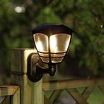 Solar wandlamp Prickle met warm wit licht set van 2, Zonne-energie, Kunststof, Verzenden, Minder dan 50 watt