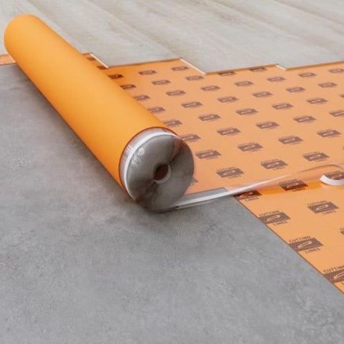 Klik PVC ondervloer PU rubber 1.5mm, Doe-het-zelf en Verbouw, Isolatie en Afdichting, Minder dan 4 cm, 15 m² of meer, Nieuw, Overige materialen
