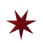 House of Seasons kerstster velvet rood (Overige), Verzenden