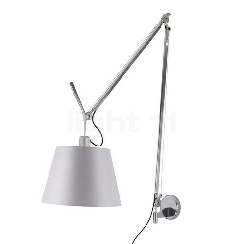 Artemide Tolomeo Mega Parete, frame aluminium/lampenkap sati, Huis en Inrichting, Lampen | Wandlampen, Nieuw, Verzenden