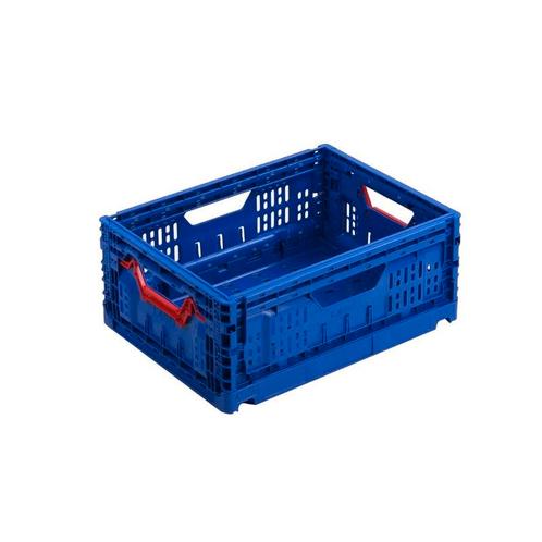 Klapkrat 400x300x170 mm 15 liter blauw, Zakelijke goederen, Kantoor en Winkelinrichting | Magazijn, Stelling en Opslag, Ophalen of Verzenden