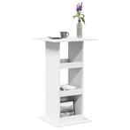 vidaXL Bartafel met opbergruimte 60x60x102 cm bewerkt hout, Verzenden, Nieuw