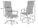 Bureaustoel ergonomisch - grijs - Sydney design - ademend, Nieuw, Ophalen of Verzenden