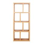 *WOONWINKEL* TemaHome Berlin Smalle Roomdivider 8-vaks Eiken, Huis en Inrichting, Kasten | Boekenkasten, Verzenden, Nieuw