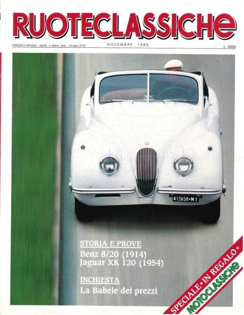 1989 RUOTECLASSICHE MAGAZINE 23 ITALIAANS, Boeken, Auto's | Folders en Tijdschriften