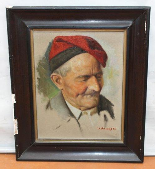 Joan Baixas Sigalés (1911-1995) - Personaje típico catalán, Antiek en Kunst, Kunst | Schilderijen | Klassiek