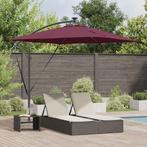 vidaXL Cantilever Banana Parasol Bordeauxrood 249 x 249 x, Tuin en Terras, Parasols, Verzenden, Nieuw, 2 tot 3 meter