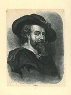 Portrait of Peter Paul Rubens, Antiek en Kunst, Kunst | Etsen en Gravures