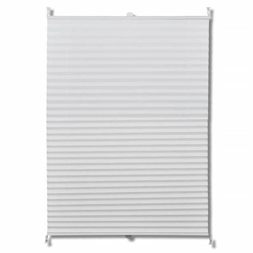 Plissejaloezie Wit 100x200 cm | Retourdeal | 57% Korting!, Huis en Inrichting, Stoffering | Gordijnen en Lamellen, Wit, Nieuw