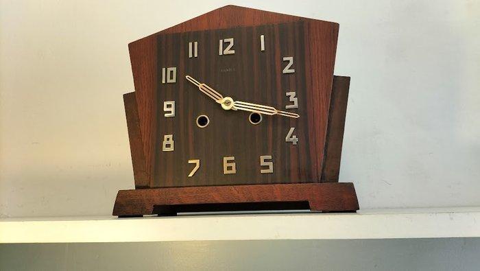 Klok - Art Deco Amsterdamse School - Art Deco- Kienzle, Antiek en Kunst, Antiek | Klokken