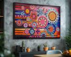 Ksavera - Cubism A1398 - abstract painting on XXL canvas