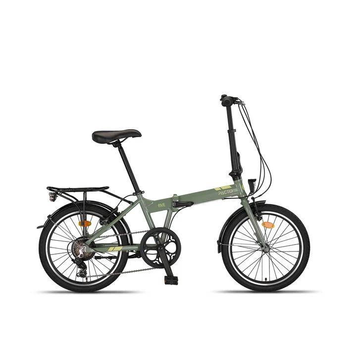 Pacto Five Vouwfiets Retro Groen, Fietsen en Brommers, Fietsen | Vouwfietsen, Nieuw