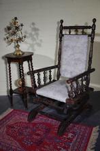 Fauteuil - Hout - Antieke schommelstoel