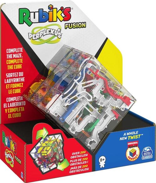 Perplexus - Rubiks Fusion 3x3 | Spin Master - Puzzels, Hobby en Vrije tijd, Denksport en Puzzels, Nieuw, Verzenden