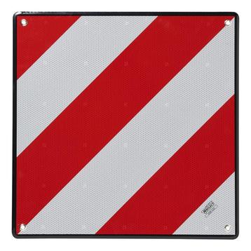 ProPlus Aluminium markeringsbord - 50 x 50 cm - Rood-witt... beschikbaar voor biedingen