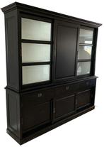 Buffetkast zwart Deurne 240cm dichte middendeur, Huis en Inrichting, Ophalen of Verzenden, Nieuw