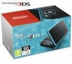 New Nintendo 2DS XL Zwart Turquoise - Zeer Mooi and Boxed, Ophalen of Verzenden, Zo goed als nieuw