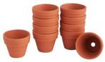 Terracotta Potjes Binnenmaat 5 cm doos 10 stuks, Ophalen of Verzenden, Nieuw