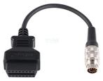 OBDSTAR MTU 12 Pins OBD - 16 Pins OBD2 Verloopkabel Motorboo, Verzenden, Nieuw