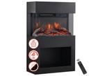 Veiling - Elektrische haard HENRI - Zwart, Nieuw