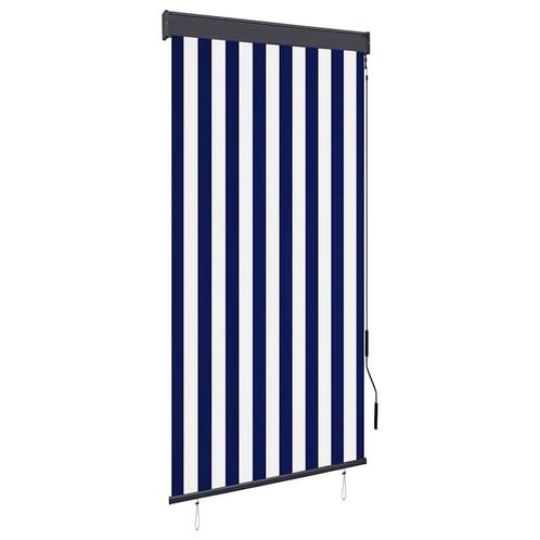 Buiten Rolgordijn 80x250 Blauw | Retourdeal -40%, Tuin en Terras, Zonneschermen, Minder dan 250 cm, Nieuw, Screen, 150 tot 300 cm