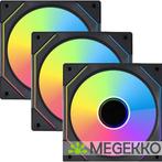 Lian Li UNI FAN SL-INF 120, 3-pack, Black , ARGB PWM, Computers en Software, Computerkoelers, Verzenden, Nieuw