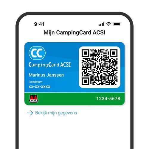 CampingCard ACSI - Binnen 4 nachten terugverdiend, Caravans en Kamperen, Kampeeraccessoires, Nieuw, Verzenden