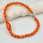 Bloedkoraal - Zilver - Armband - Middellandse Zee Koralen, Verzamelen, Mineralen en Fossielen