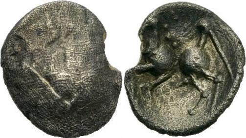 Ca 2 /1 Jhdt v Chr Kelten Boier Obol Kleinzilver Kugel Pf..., Postzegels en Munten, Munten | Europa | Niet-Euromunten, Verzenden