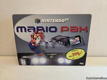 Nintendo 64 / N64 - Console - Mario Pak (Sleeve) - Boxed beschikbaar voor biedingen