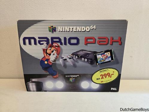 Nintendo 64 / N64 - Console - Mario Pak (Sleeve) - Boxed, Spelcomputers en Games, Spelcomputers | Nintendo 64, Gebruikt, Verzenden