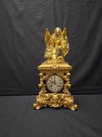 Figurale pendule - baullier et fils -  Antiek - Verguld, Antiek en Kunst, Antiek | Klokken