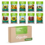 Zonnebloem Zadenpakket - 10 Soorten, Verzenden, Gehele jaar, Volle zon, Zaad