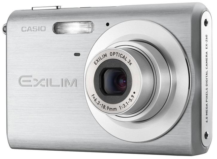 Casio Exilim EX-Z60 Digitale Compact Camera - Zilver, Audio, Tv en Foto, Fotocamera's Digitaal, Zo goed als nieuw, Verzenden