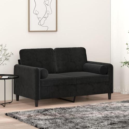Luxe Zwarte Sierkussens Fluweel - Tweedekansje - 42% Korting, Huis en Inrichting, Woonaccessoires | Kussens, Cilindervormig, Zwart