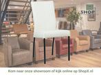 Leren eetkamerstoel Comfort - Toledo Bianco (gebroken wit), Huis en Inrichting, Stoelen, Wit, Nieuw, Leer, Ophalen of Verzenden