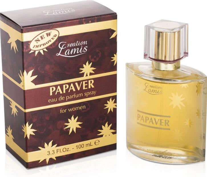 Creation Lamis Eau De Parfum Papaver Dames 100ml, Sieraden, Tassen en Uiterlijk, Uiterlijk | Parfum, Nieuw, Verzenden