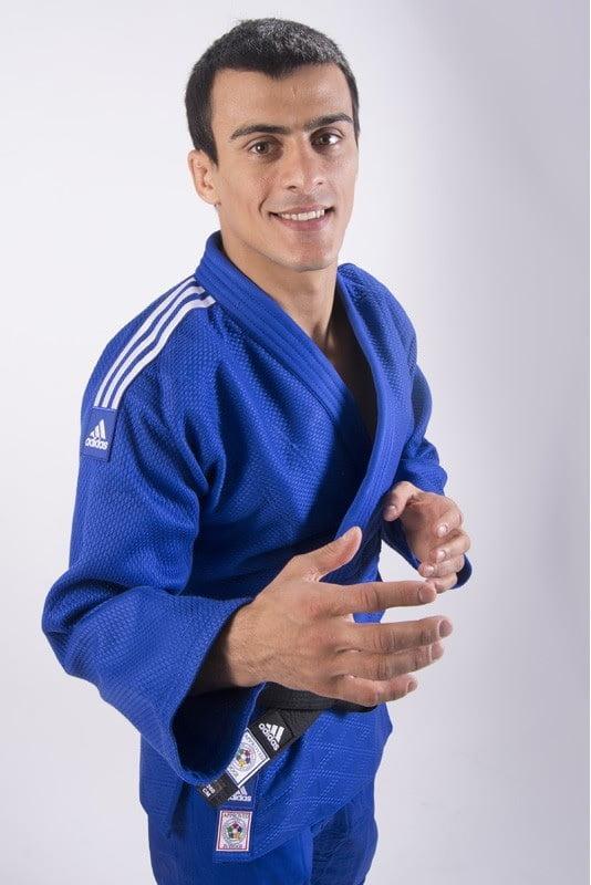 Judopak Adidas Champion slimfit | IJF | Blauw (Maat: 150), Sport en Fitness, Vechtsporten en Zelfverdediging, Vechtsportpak, Nieuw