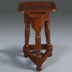 Robuuste piëdestal of atelier bok ca 1890 voor presentatie v, Antiek en Kunst, Antiek | Meubels | Tafels, Ophalen of Verzenden