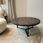 Ronde Salontafel Eiken: 6 Kleuren, metalen poten en Maatwerk, Huis en Inrichting, Tafels | Salontafels, Modern, industrieel, landelijk, hotel chique