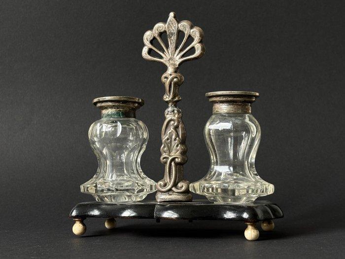 Inktpot - Kristal, Zilver, Antiek en Kunst, Antiek | Goud en Zilver