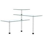 vidaXL Hoekkastje keuken 3-laags gehard glas, Verzenden, Nieuw