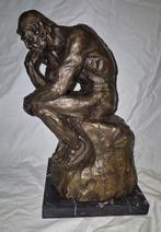 sculptuur, Sculptuur van de denker naar Rodin - 29.5 cm -, Antiek en Kunst