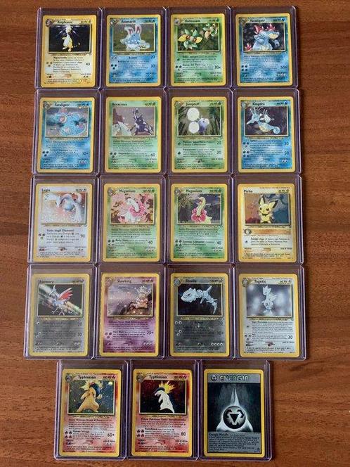 Pokémon - 111 Complete Set - 111/111 - Lugia Typhlosion, Hobby en Vrije tijd, Verzamelkaartspellen | Pokémon