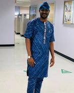Batik / Indigo / Adire Nigeria katoen kleding, Kleding | Dames, Gelegenheidskleding, Nieuw, Blauw, Nigeria Adire., Ophalen of Verzenden