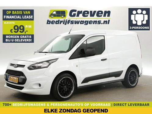 Ford Transit Connect 1.6 TDCI L1H1 Airco Trekh 3Pers €99pm, Auto's, Bestelauto's, Handgeschakeld, Diesel, Wit, Ford, Verzenden