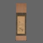 Kakejiku  (hanging scroll) - moerbeipapier, zijde, hout -, Antiek en Kunst