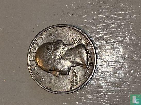 Verenigde Staten ¼ dollar 1976 (koper bekleed met koper-n.., Postzegels en Munten, Munten | Amerika, Losse munt, Zilver, Verzenden